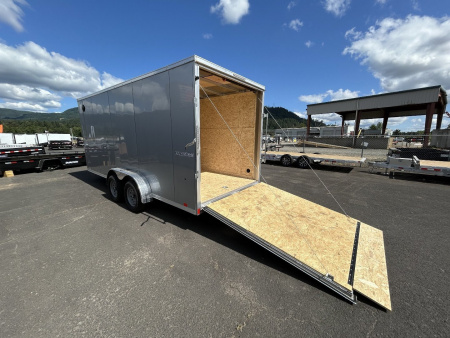 New 2025 Pace American 7x18 Aluminum Vision Enclosed 7K GVWR