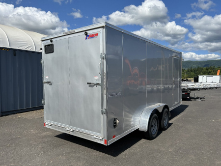 New 2025 Pace American 7x18 Aluminum Vision Enclosed 7K GVWR