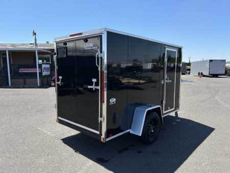 New 2025 Look 5X10 DLX Enclosed Cargo Trailer with Rear Ramp Door 3K GVWR
