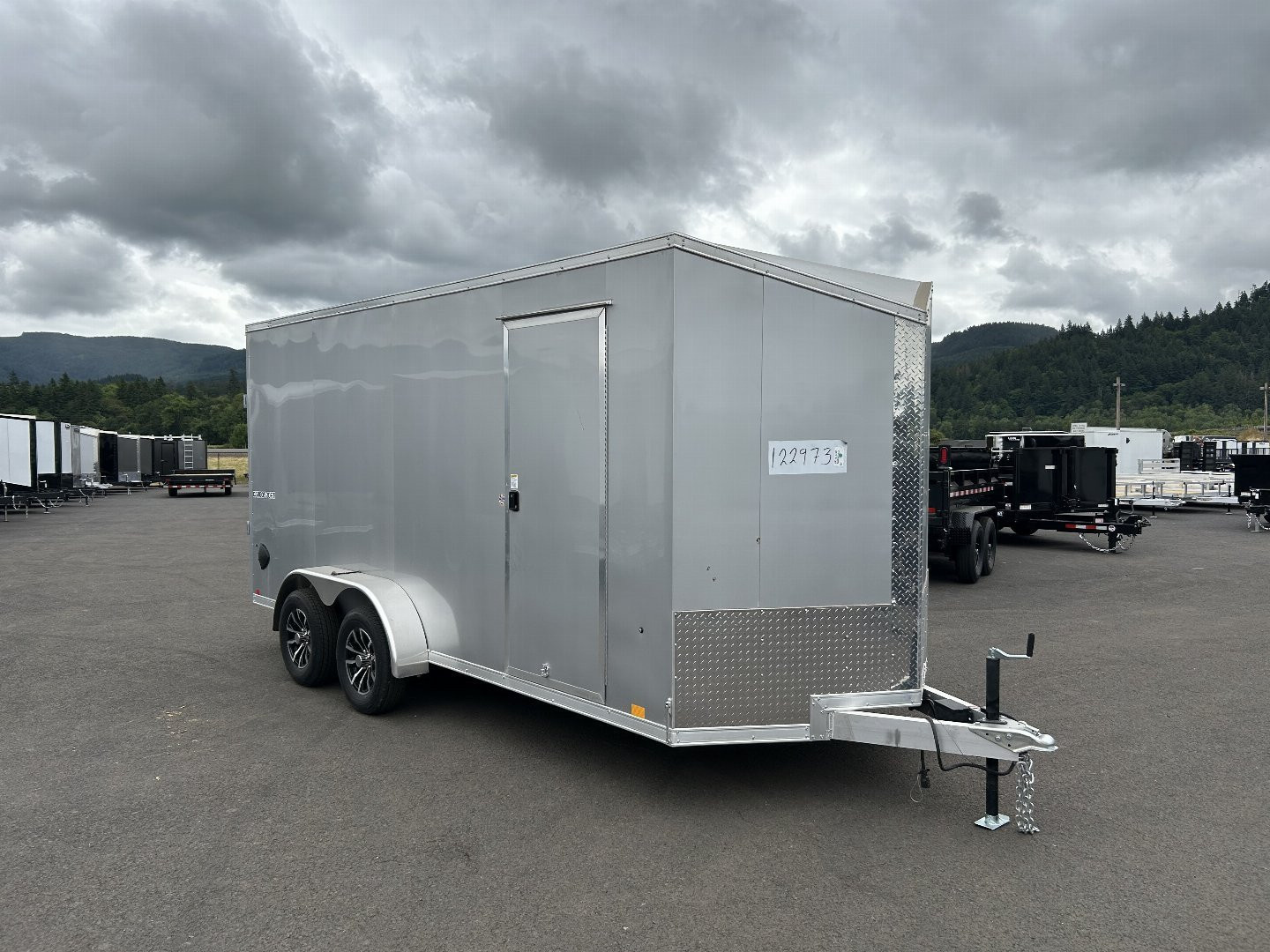 New 2025 Pace American 7X16 Aluminum Enclosed Cargo Trailer 7K GVWR
