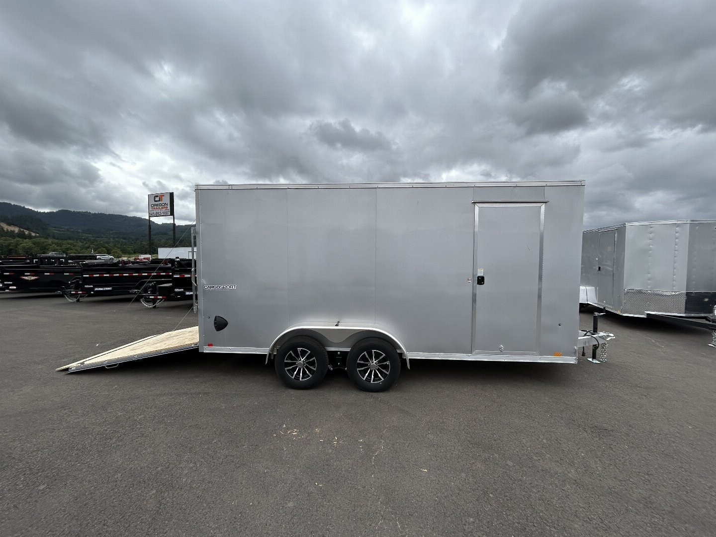 New 2025 Pace American 7X16 Aluminum Enclosed Cargo Trailer 7K GVWR
