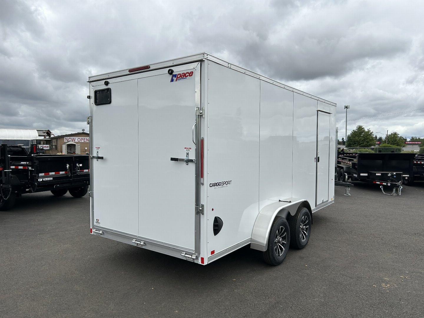 New 2025 Pace American 7X16 Aluminum Enclosed Cargo Trailer 7K GVWR