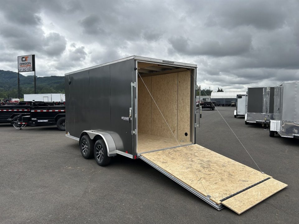 New 2025 Pace American 7X14 Aluminum Enclosed Cargo Trailer 7K GVWR