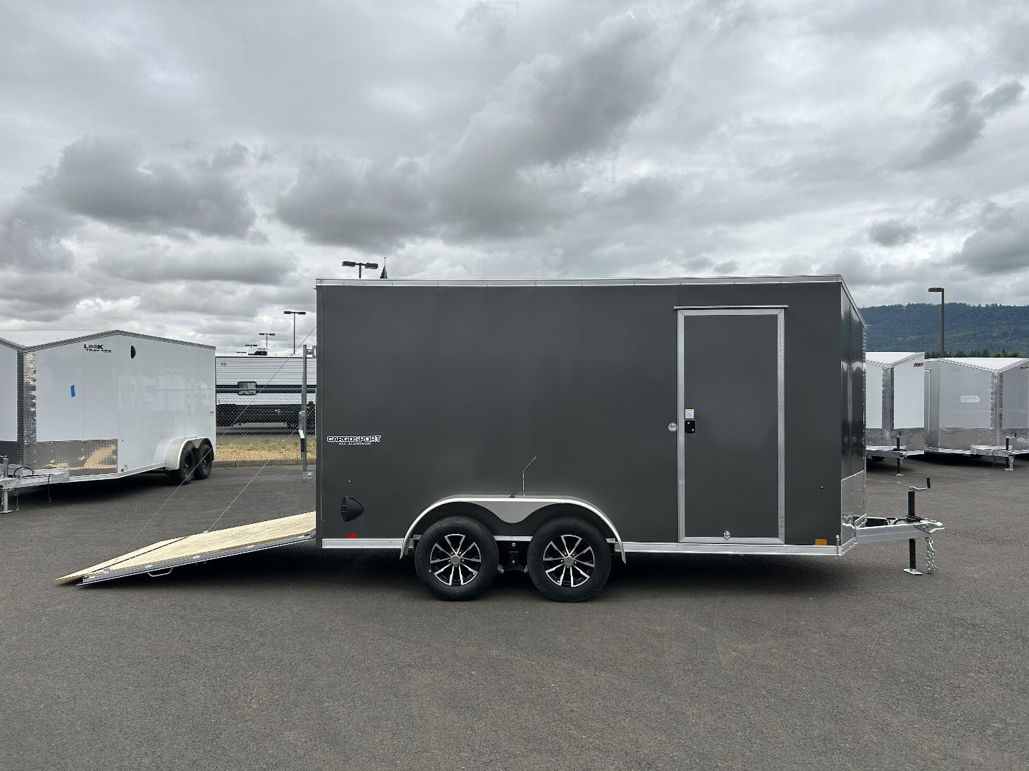 New 2025 Pace American 7X16 Aluminum Enclosed Trailer 7K GVWR
