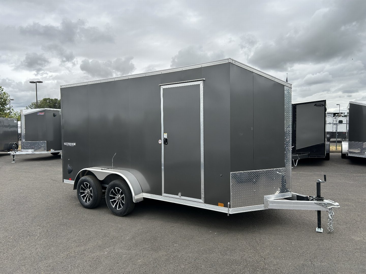 New 2025 Pace American 7X16 Aluminum Enclosed Trailer 7K GVWR