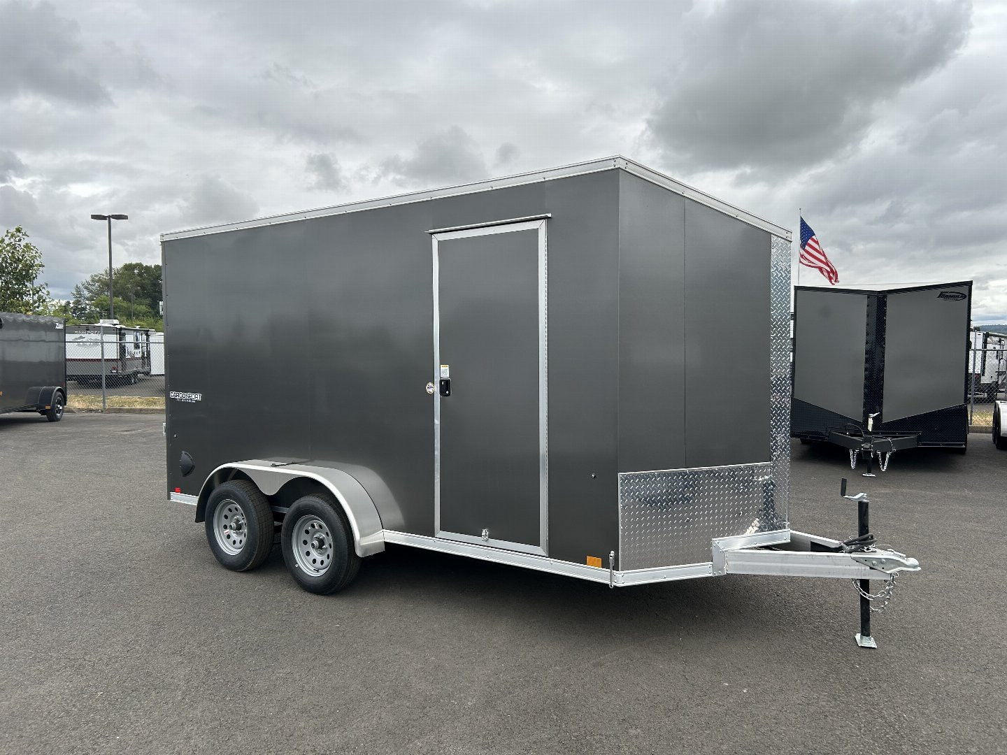 New 2025 Pace American 7X16 Enclosed Cargo Trailer 7K GVWR