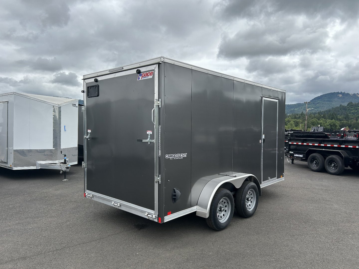 New 2025 Pace American 7X16 Enclosed Cargo Trailer 7K GVWR