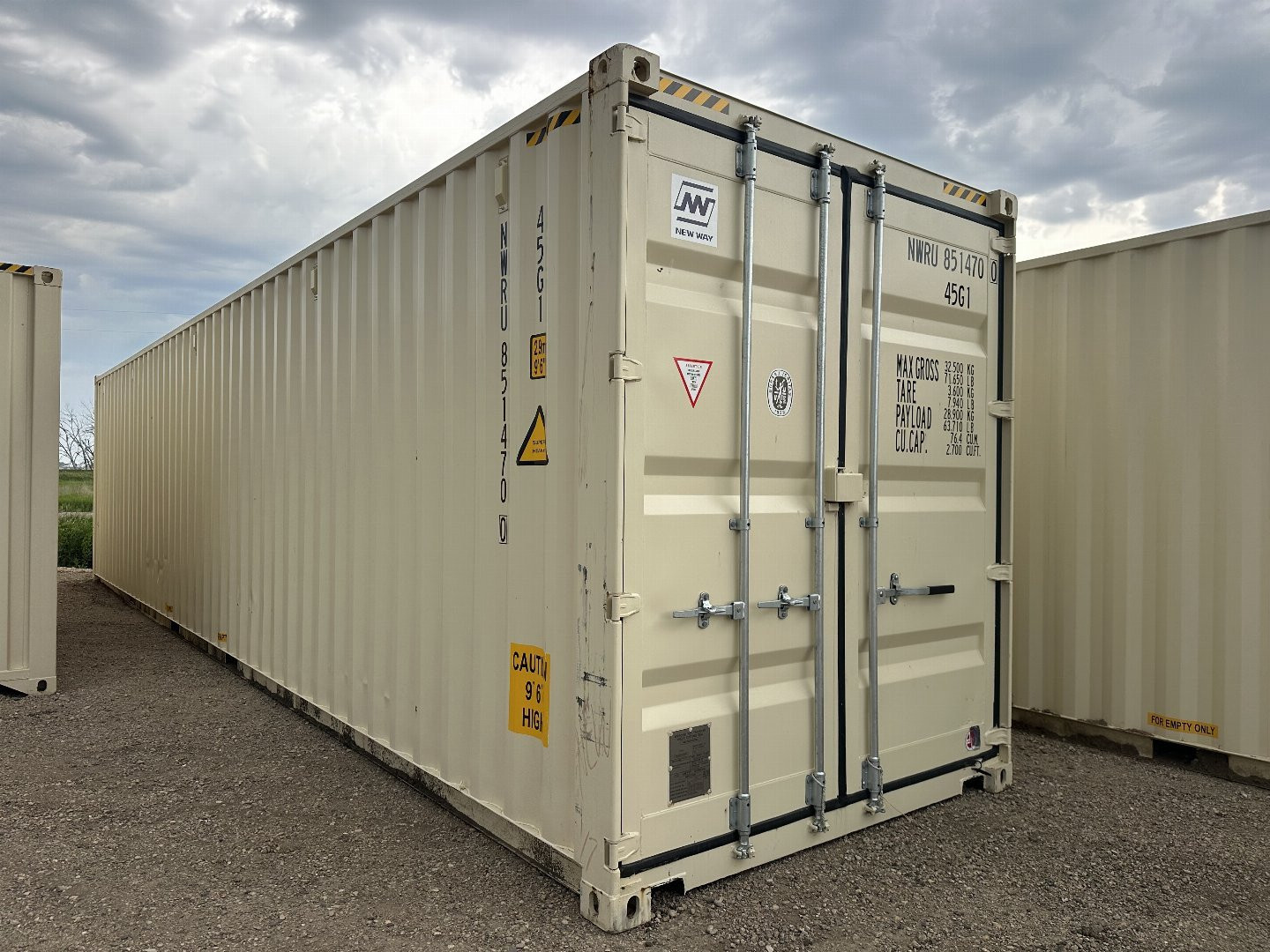 New 2024 Container 40' One trip tan Storage / Shipping Container