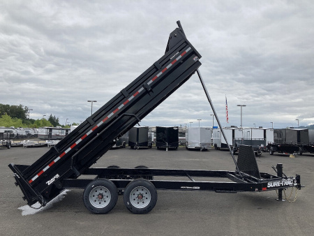 New 2025 Sure-Trac 7x16 Pro-series Telescopic Dump 17.6K GVWR