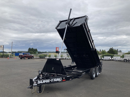 New 2025 Sure-Trac 7x16 Pro-series Telescopic Dump 17.6K GVWR