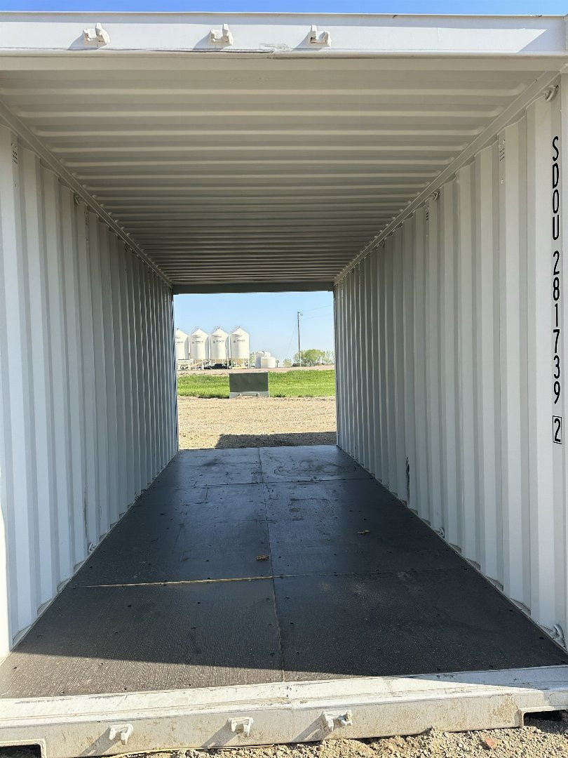 New 2024 Container 20' One trip gray 2-Door Storage / Shipping Container
