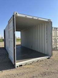 New 2024 Container 20' One trip gray 2-Door Storage / Shipping Container