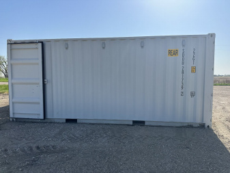 New 2024 Container 20' One trip gray 2-Door Storage / Shipping Container