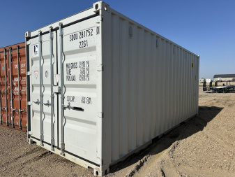 New 2024 Container 20' One trip gray 2-Door Storage / Shipping Container