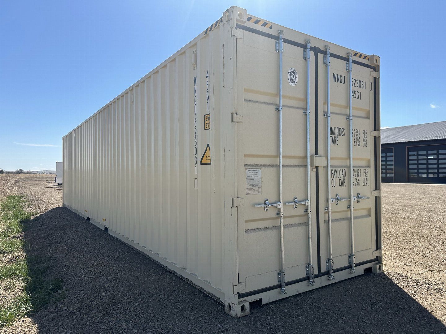 Used 2024 Container 40' One trip tan Storage / Shipping Container