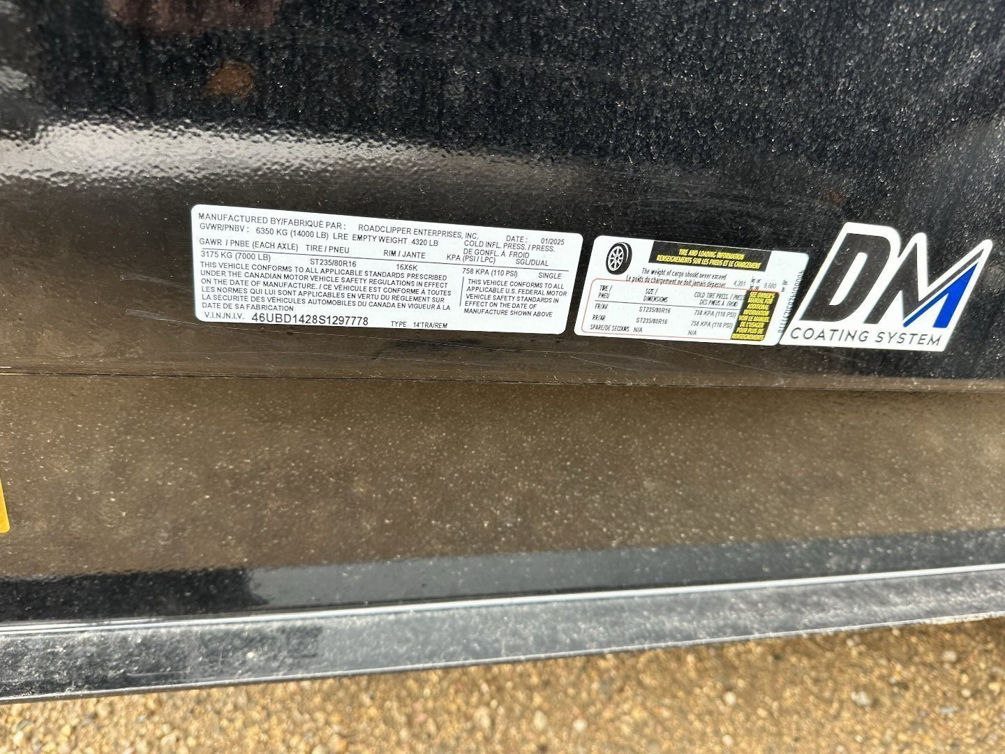 New 2025 Base Line HDU207 Dump Trailer
