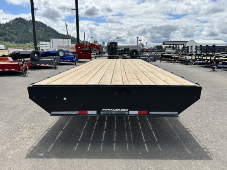 New 2025 H&H 8.5X20 Open Steel Deckover Trailer 14K GVWR