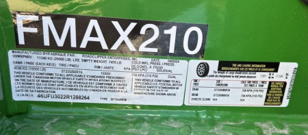 New 2024 Diamond C Trailers FMAX210 Flatbed Trailer