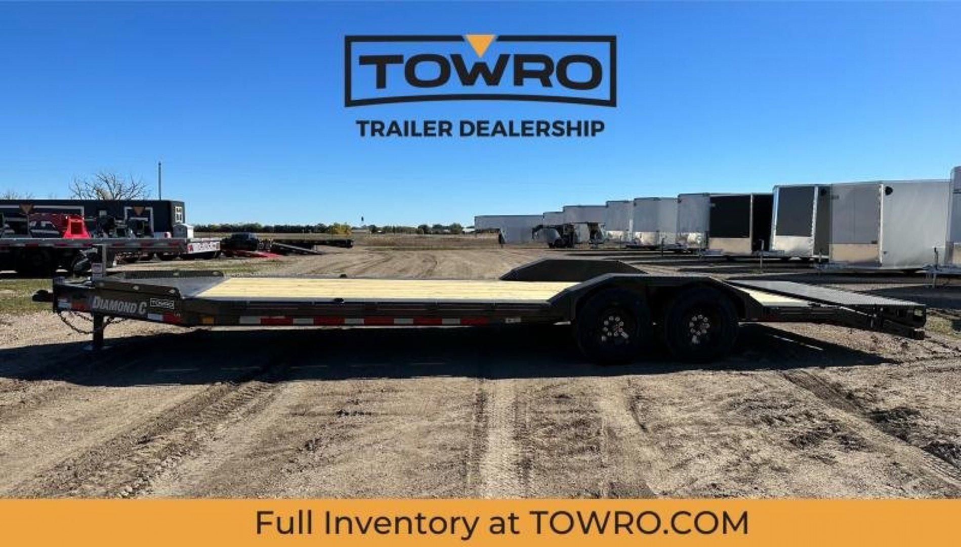 New 2024 Diamond C Trailers LPX208 Equipment Trailer