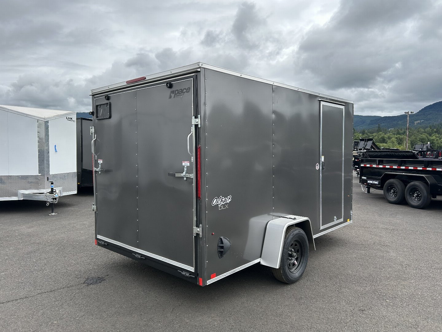 New 2025 Pace 7X12 Enclosed Cargo Trailer 3.5K GVWR