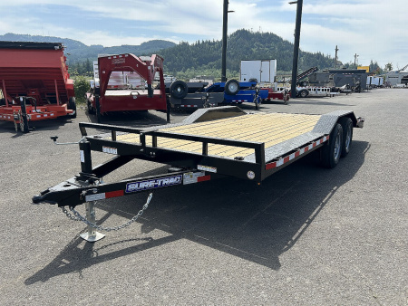 New 2025 Sure-Trac 8.5x18 Car Hauler Drive Over Fenders 10K GVWR