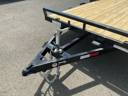 New 2025 Sure-Trac 7'x18' Open Steel Car Hauler 7K GVWR