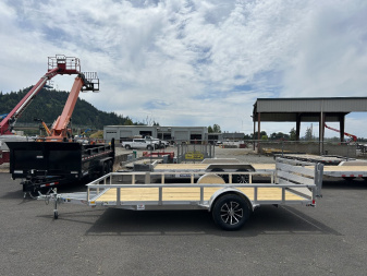 New 2025 H&H Trailers 7x14 Aluminum Tube Top Utility 3K GVWR