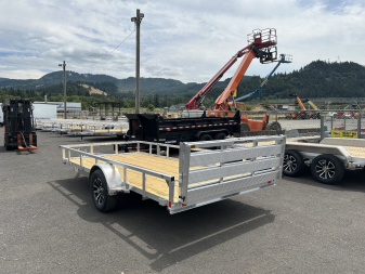 New 2025 H&H Trailers 7x14 Aluminum Tube Top Utility 3K GVWR