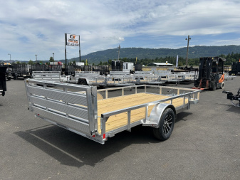 New 2025 H&H Trailers 7x14 Aluminum Tube Top Utility 3K GVWR