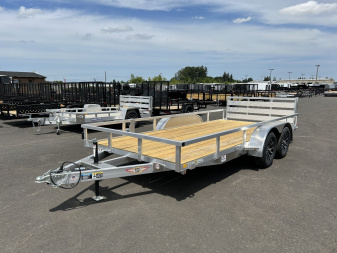 New 2025 H&H Trailers 7X16 Aluminum Tube Top Utility Tandem 7K GVWR
