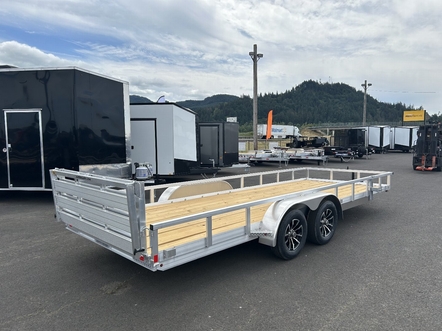 New 2025 H&H Trailers 7x20 Aluminum Tandem Axle Utility 7K GVWR