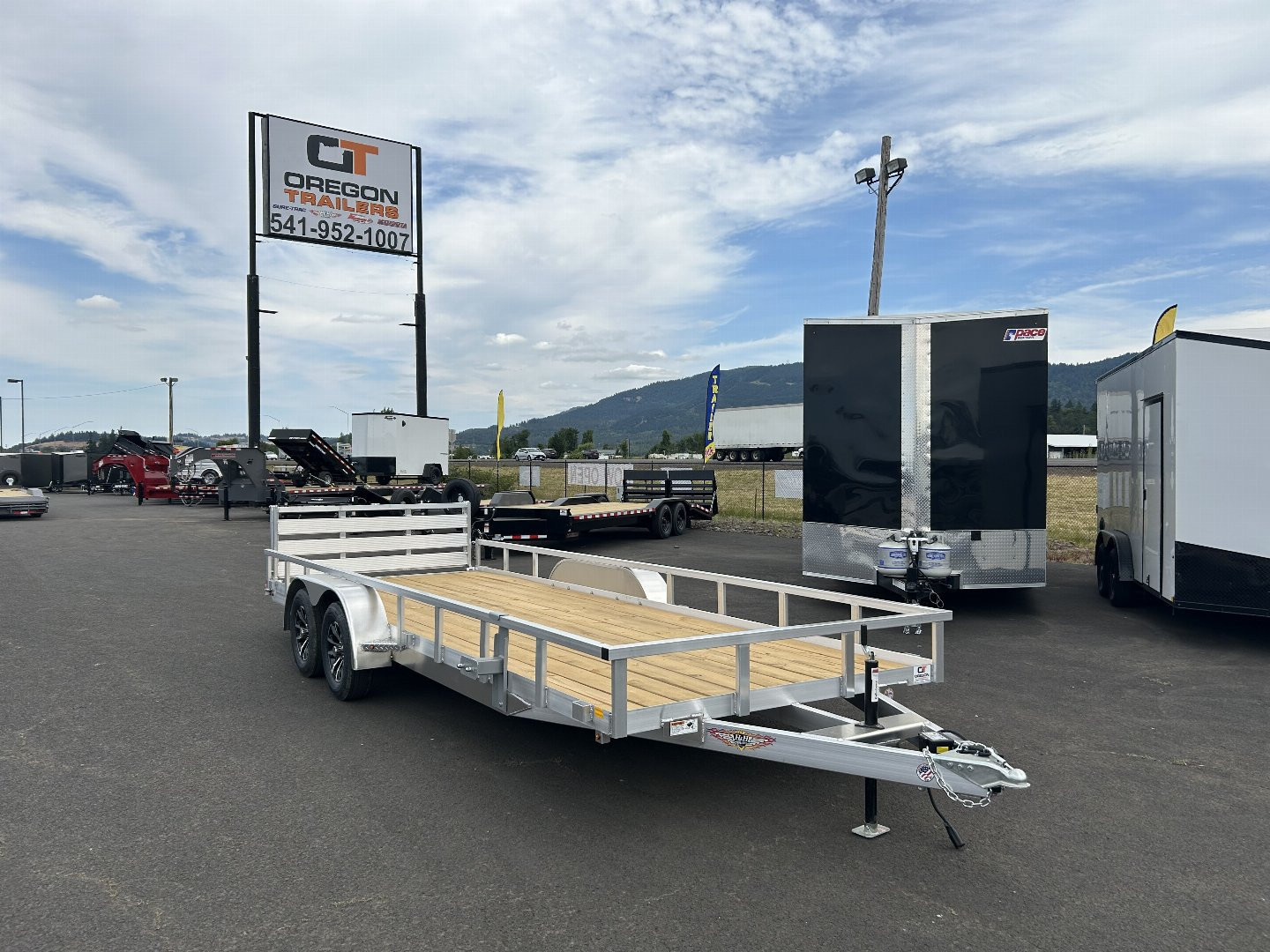 New 2025 H&H Trailers 7x20 Aluminum Tandem Axle Utility 7K GVWR