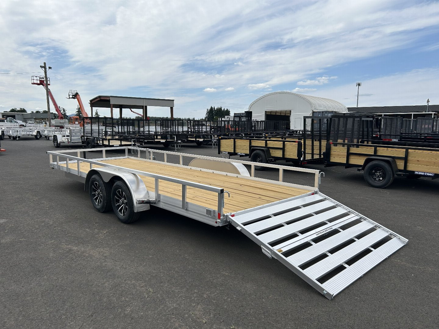 New 2025 H&H Trailers 7x20 Aluminum Tandem Axle Utility 7K GVWR