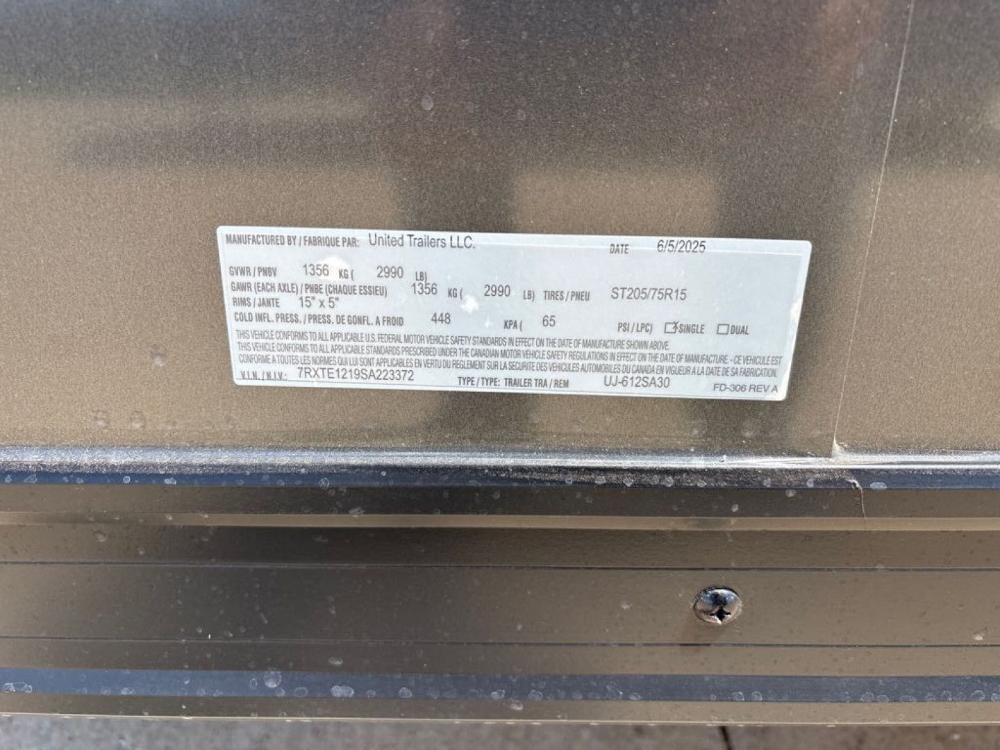 New 2025 United Trailers UJ-612SA30 Cargo / Enclosed Trailer