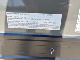 New 2025 United Trailers UJ-714TA35-8.5 Cargo / Enclosed Trailer