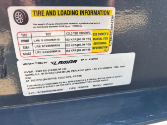 New 2025 Lamar Trailers H6832027MX_5 Utility Trailer