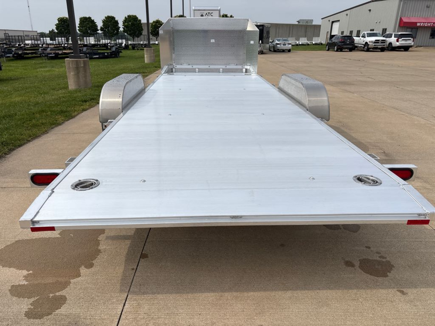 New 2026 Aluma 8218H-ANV-TILT-TA-EL Utility Trailer