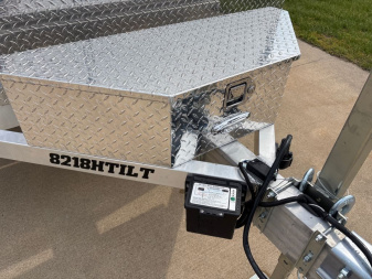 New 2026 Aluma 8218H-ANV-TILT-TA-EL Utility Trailer