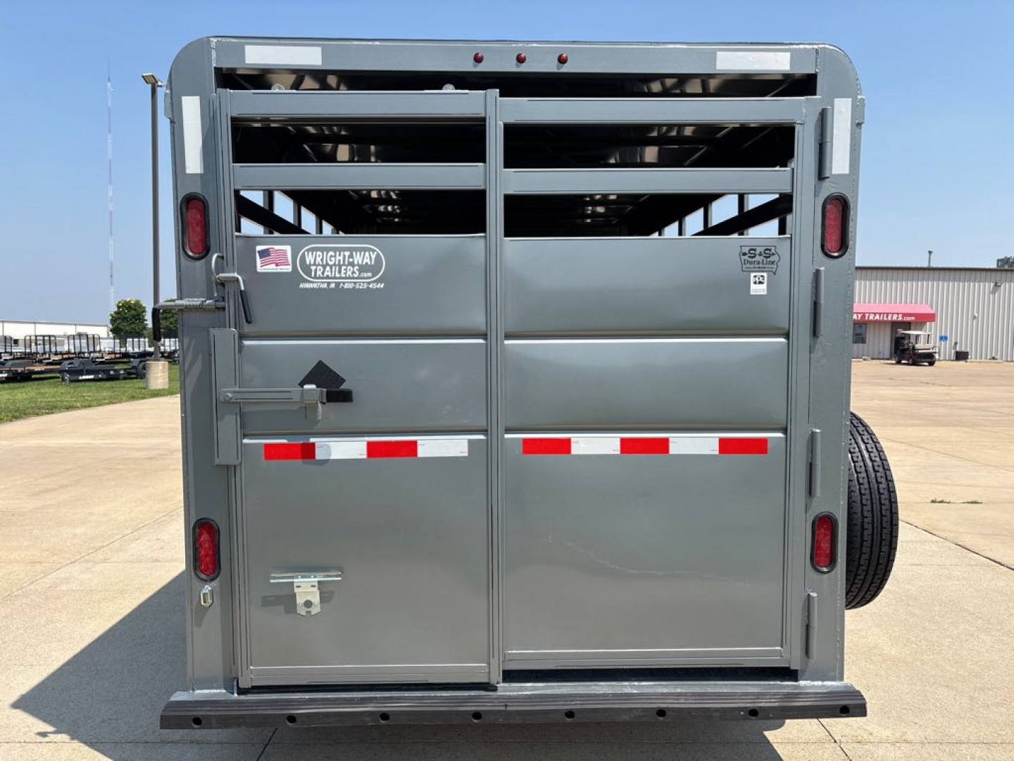 New 2025 S & S Dura Line STK78X20GN Stock / Stock Combo Trailer