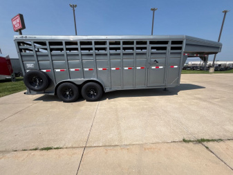 New 2025 S & S Dura Line STK78X20GN Stock / Stock Combo Trailer