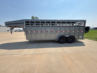 New 2025 S & S Dura Line STK78X20GN Stock / Stock Combo Trailer