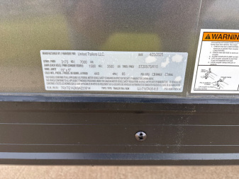 New 2025 United Trailers UJ-714TA35-8.5 Cargo / Enclosed Trailer