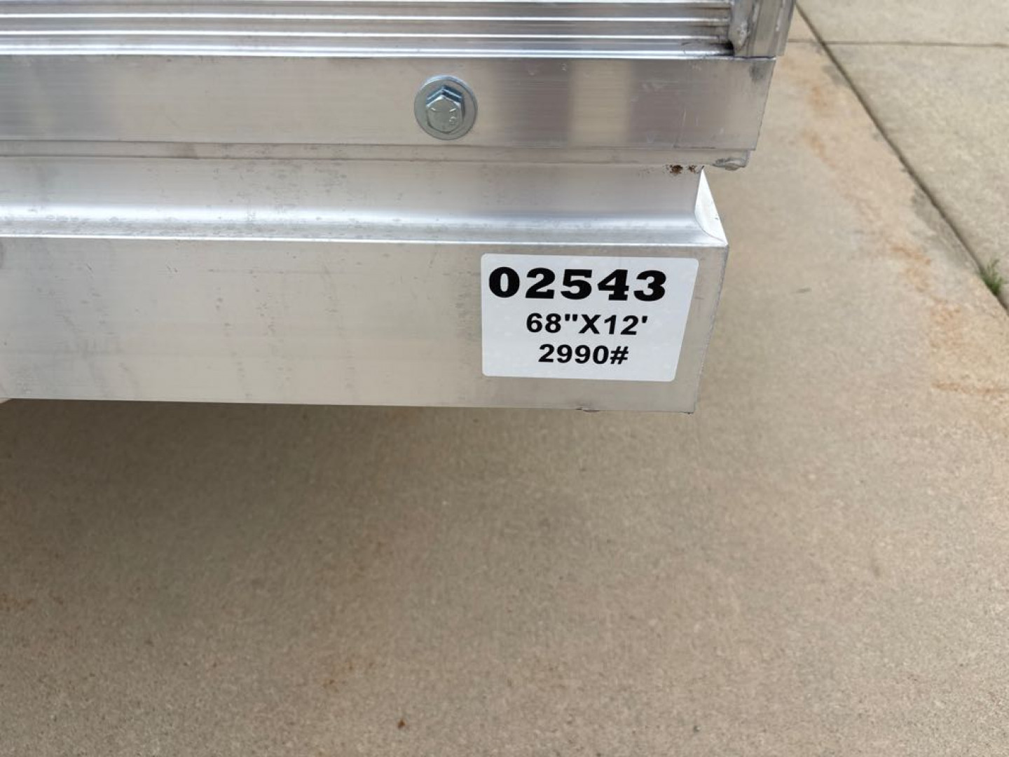 New 2026 Aluma 6812H-ESA-S-TG Utility Trailer