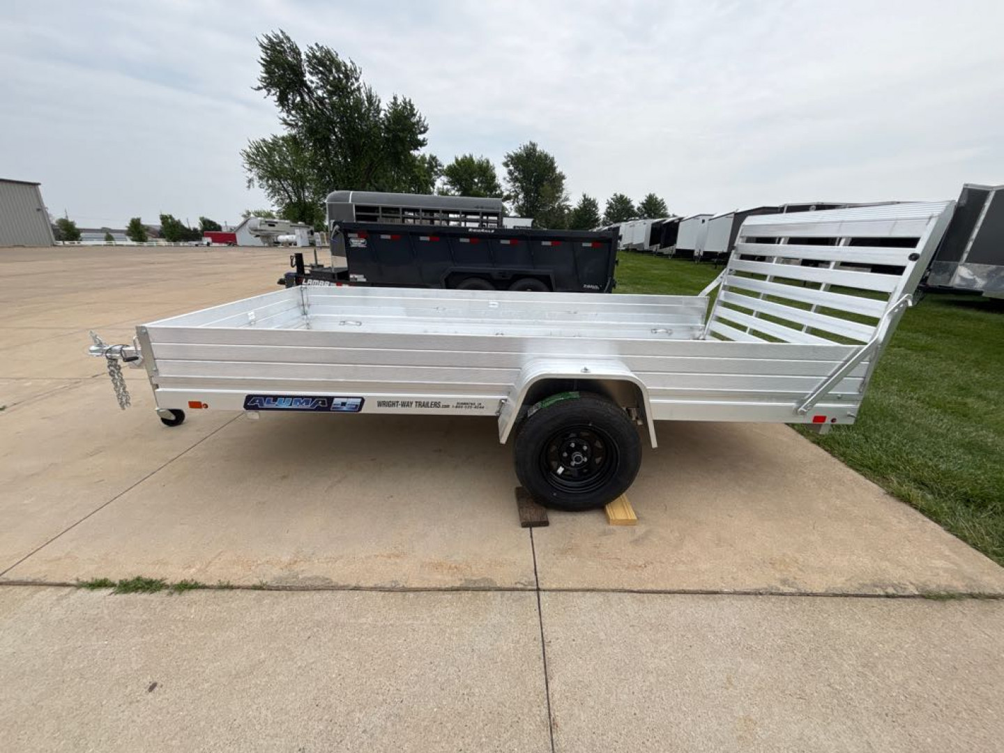 New 2026 Aluma 6812H-ESA-S-TG Utility Trailer