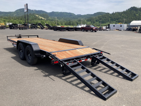 New 2025 Sure-Trac 7x18 Equipment Hauler W/ Ramps 14K GVWR