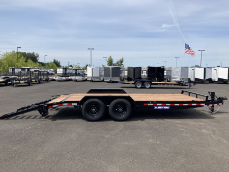 New 2025 Sure-Trac 7x18 Equipment Hauler W/ Ramps 14K GVWR