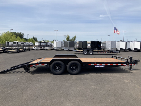 New 2025 Sure-Trac 7x18 Equipment Hauler W/ Ramps 14K GVWR
