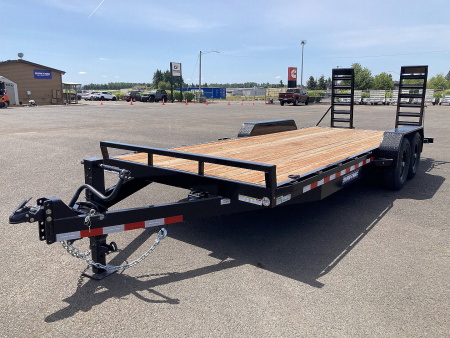 New 2025 Sure-Trac 7x20 Equipment Flat Bed HD Ramps 14K GVWR