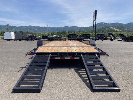 New 2025 Sure-Trac 7x20 Equipment Flat Bed HD Ramps 14K GVWR