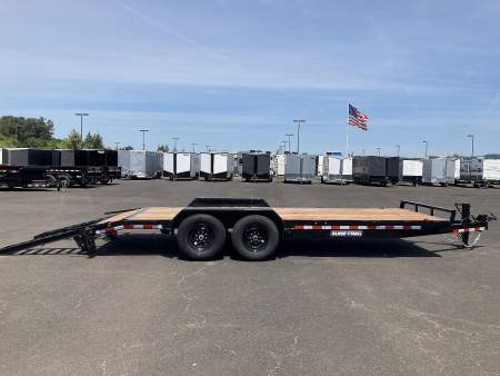 New 2025 Sure-Trac 7x20 Equipment Flat Bed HD Ramps 14K GVWR
